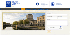 Desktop Screenshot of bglaw.ie